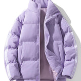Niels | Puffer jas met wafelstructuur