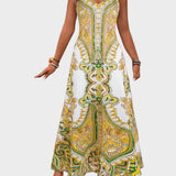 Klára - Elegante zomermaxi-jurken zonder mouwen
