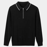 Olaf | Polo met lange mouwen en rits