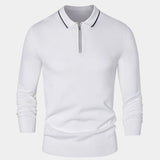 Olaf | Polo met lange mouwen en rits