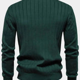Hilbert | Groen vest met V-hals en knopen