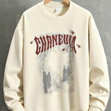 Olivier | Sweater met spin- en tekstopdruk