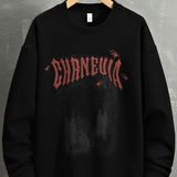 Olivier | Sweater met spin- en tekstopdruk