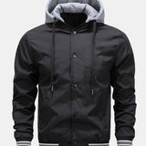 Onno | Bomber jack met afneembare capuchon