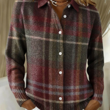 Ingrid | Klassieke geruite cardigan