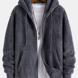 Otis | Basic teddyhoodie met ritssluiting