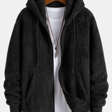 Otis | Basic teddyhoodie met ritssluiting