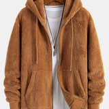 Otis | Basic teddyhoodie met ritssluiting