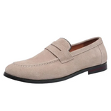 Peer | Groene suède zomerloafers
