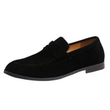 Peer | Groene suède zomerloafers