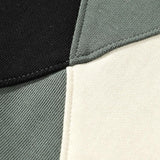 Pieter | Sweater met patchworkdetails en kleurvlakken