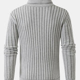 Pim | Jacquard coltrui met houtje-touwtjesluiting