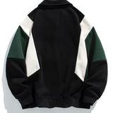Pim | Polosweater met kleurvlakken en relaxte pasvorm