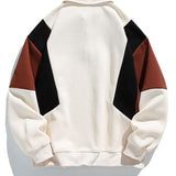 Pim | Polosweater met kleurvlakken en relaxte pasvorm