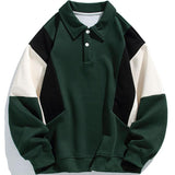 Pim | Polosweater met kleurvlakken en relaxte pasvorm
