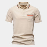 Quinten | Witte polo met borstzak