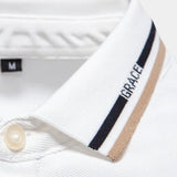 Quinten | Witte polo met borstzak