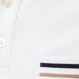Quinten | Witte polo met borstzak