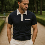Raoul | Polo met contrastkraag