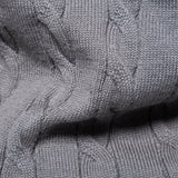 Rein | Jacquardtrui met kabelpatroon en giraffenborduursel