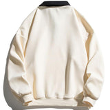 Rein | Polosweater met contrastdetails en relaxte pasvorm
