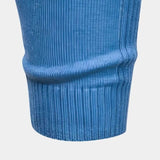 Oebele | Blauwe trui met ronde hals