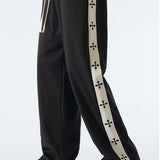 Rens | Pantalon relax fit met zijstreep