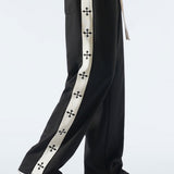 Rens | Pantalon relax fit met zijstreep