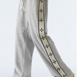 Rens | Pantalon relax fit met zijstreep