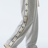 Rens | Pantalon relax fit met zijstreep