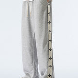 Rens | Pantalon relax fit met zijstreep