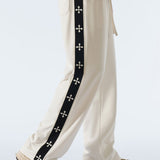 Rens | Pantalon relax fit met zijstreep