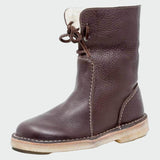 Valerie - Waterdichte leren schoenen met wollen voering