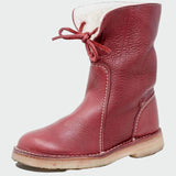 Valerie - Waterdichte leren schoenen met wollen voering