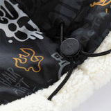 Sander | Teddyfleece jack met patchwork