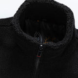 Sander | Teddyfleece jack met patchwork