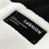 Sander | Teddyfleece jack met patchwork