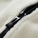 Sander | Teddyfleece jack met patchwork