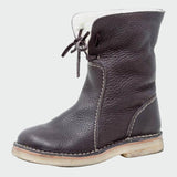 Valerie - Waterdichte leren schoenen met wollen voering