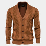 Sierd | Grijs vest met knopen