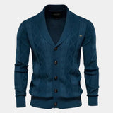 Sierd | Grijs vest met knopen