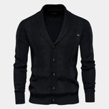 Sierd | Grijs vest met knopen