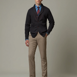 Ferdinand | Bordeauxrood vest met knopen
