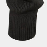 Halbe | Gebreid vest met kleurvlakken en rits