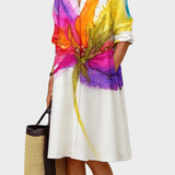 Solveig - Elegante midi-jurk