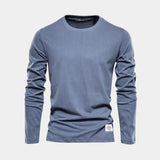 Teake | Marineblauwe trui met ronde hals