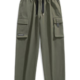 Stefan | Cargo broek met trekkoord
