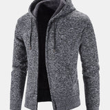 Stefan | Trui met capuchon en rits in maat 2XL