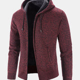 Stefan | Trui met capuchon en rits in maat 2XL