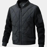 Coen | Marineblauw gewatteerd bomberjack